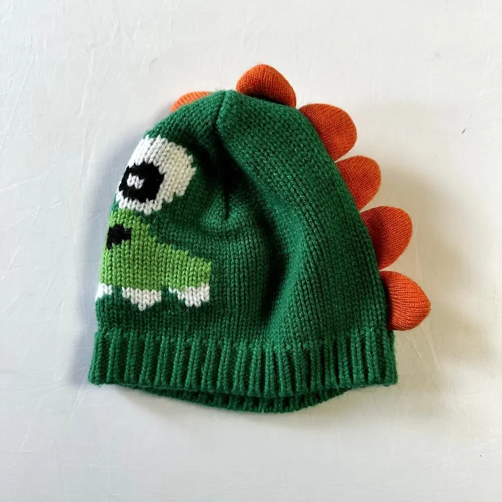 Toddler Dinosaur Knit Beanie
